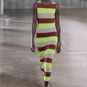 Zara Open Back Maxi Dress Runway  - Size M